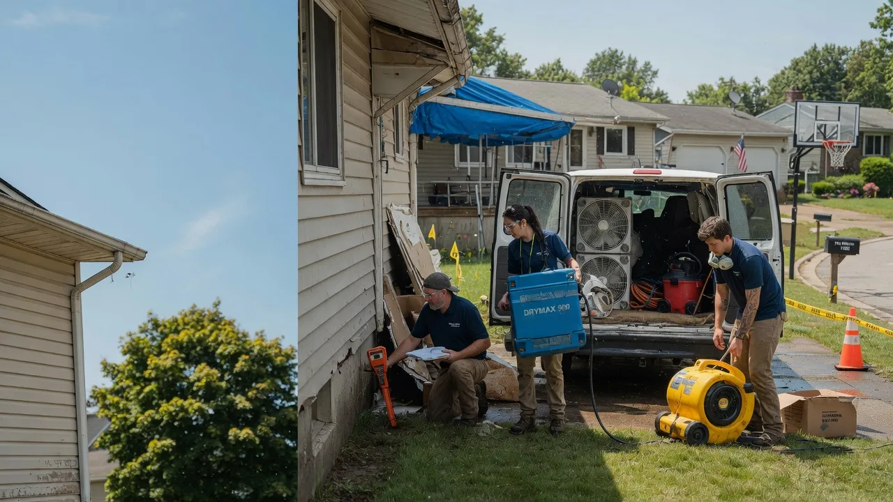 Ceiling Leak Cleanup in Higginsport, OH near me